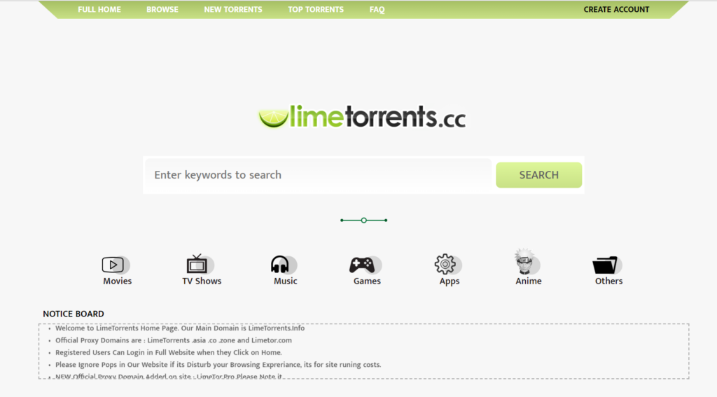 limetorrents site