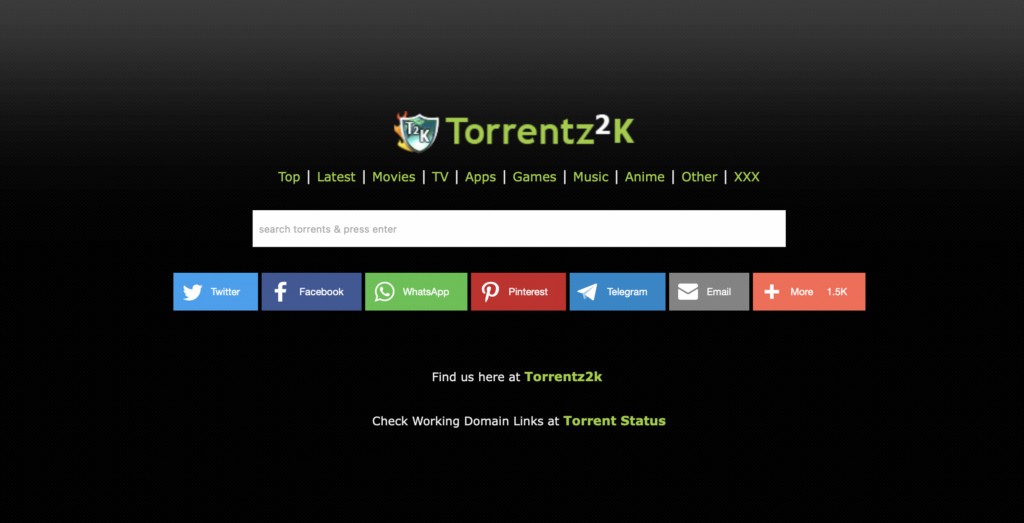 torrentz2k website