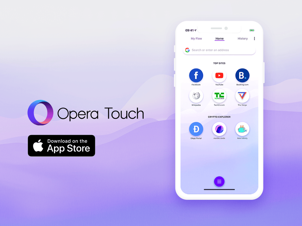 Opera Touch browser