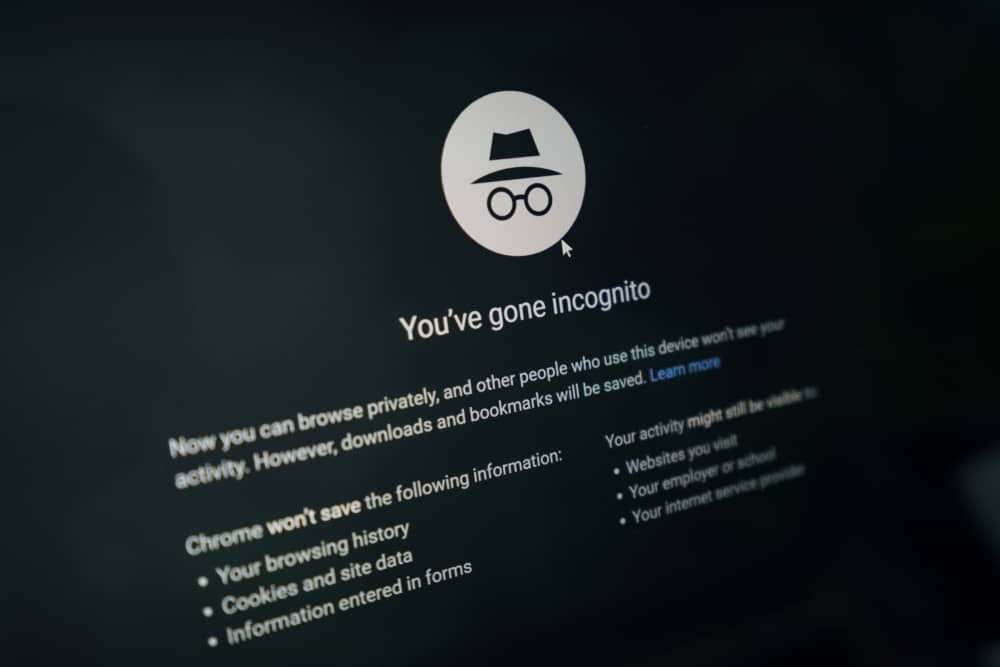 incognito mode