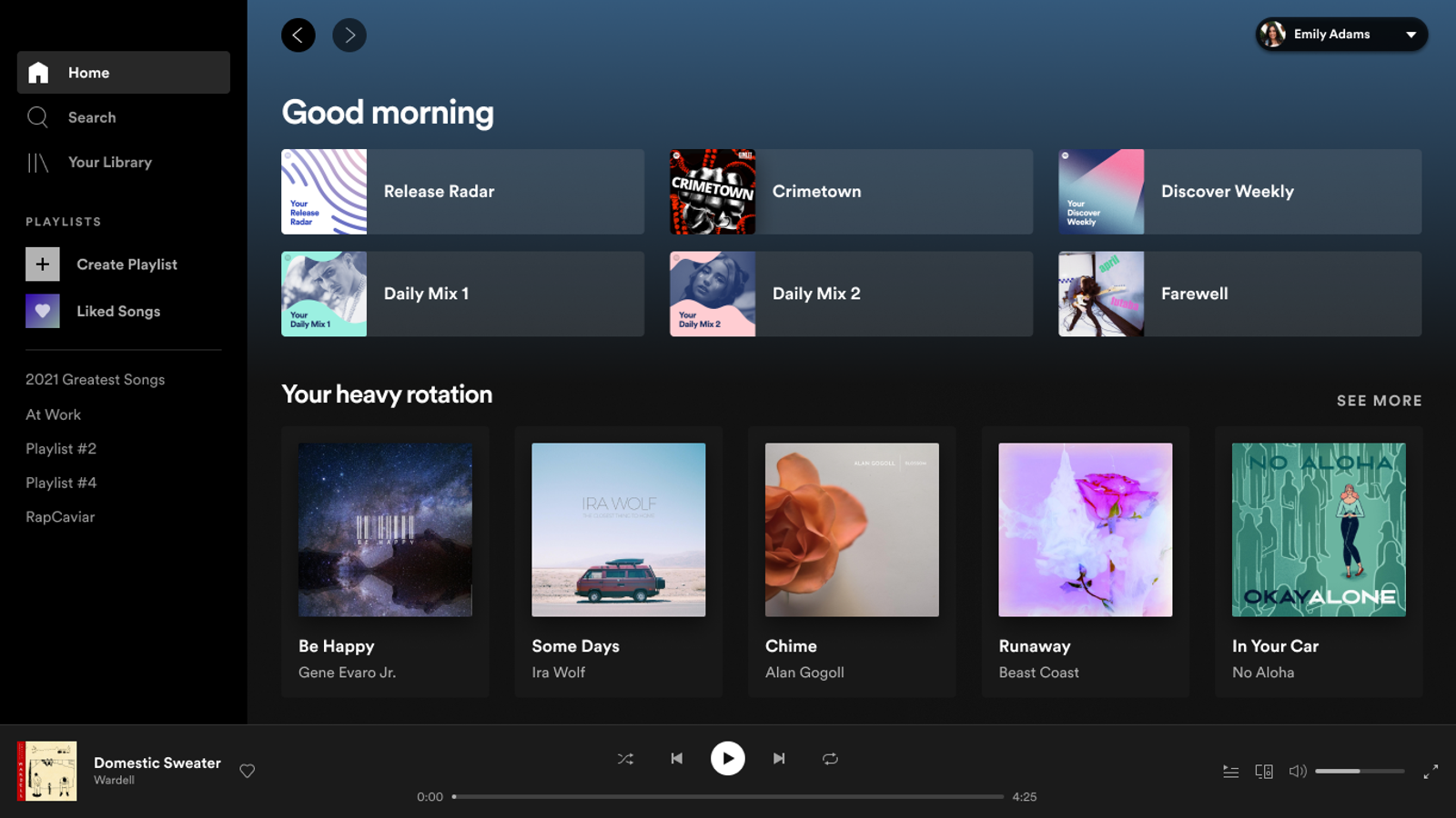 spotify music library