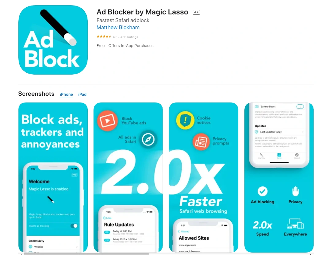 AdBlocker for Safari ▻ AdBlock by Content blocker & Website Adblocker. Ad  block remove ads - safe internet browsing. Adblock