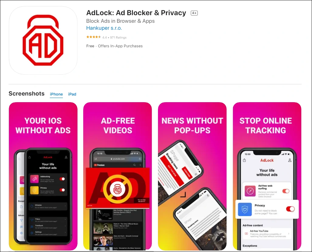 AdBlocker for Safari ▻ AdBlock by Content blocker & Website Adblocker. Ad  block remove ads - safe internet browsing. Adblock