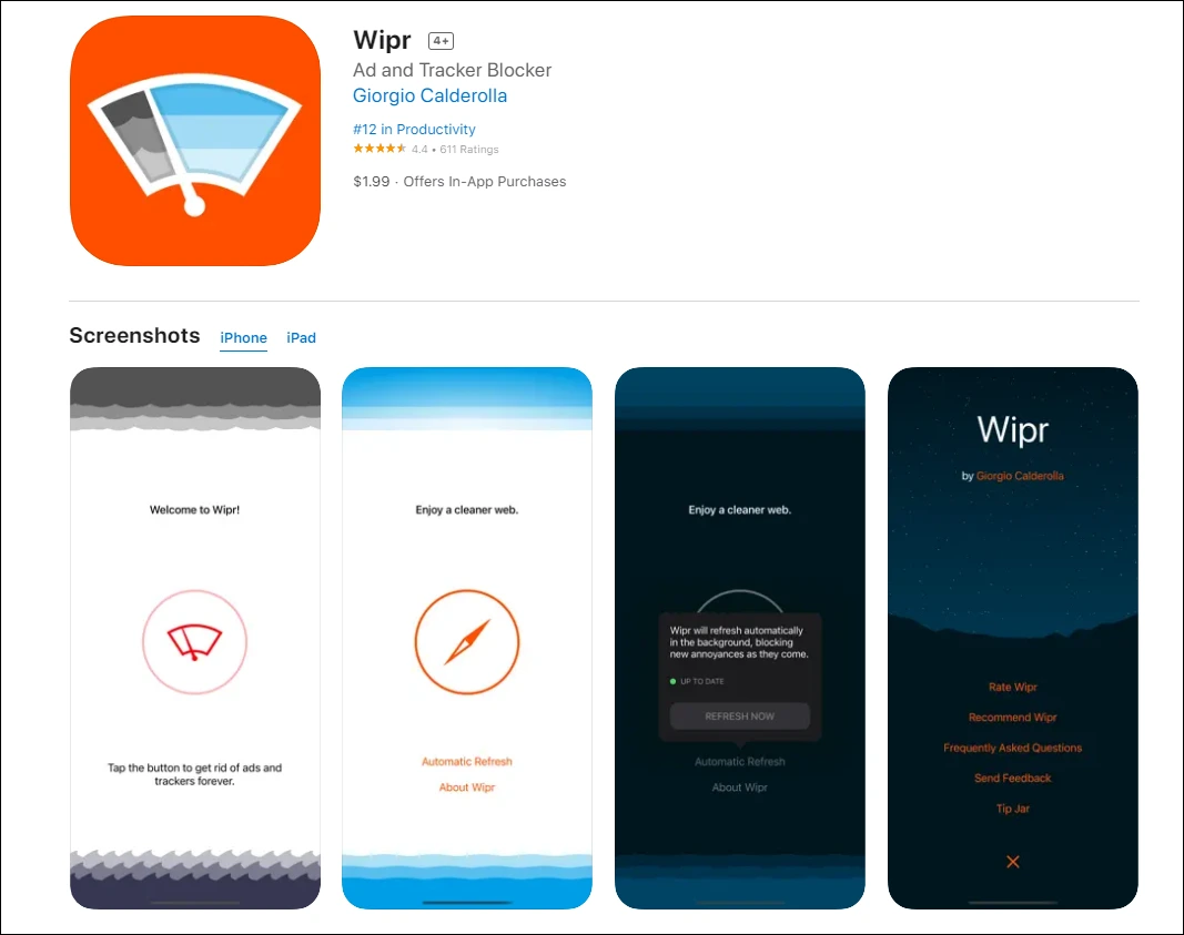 Wipr app
