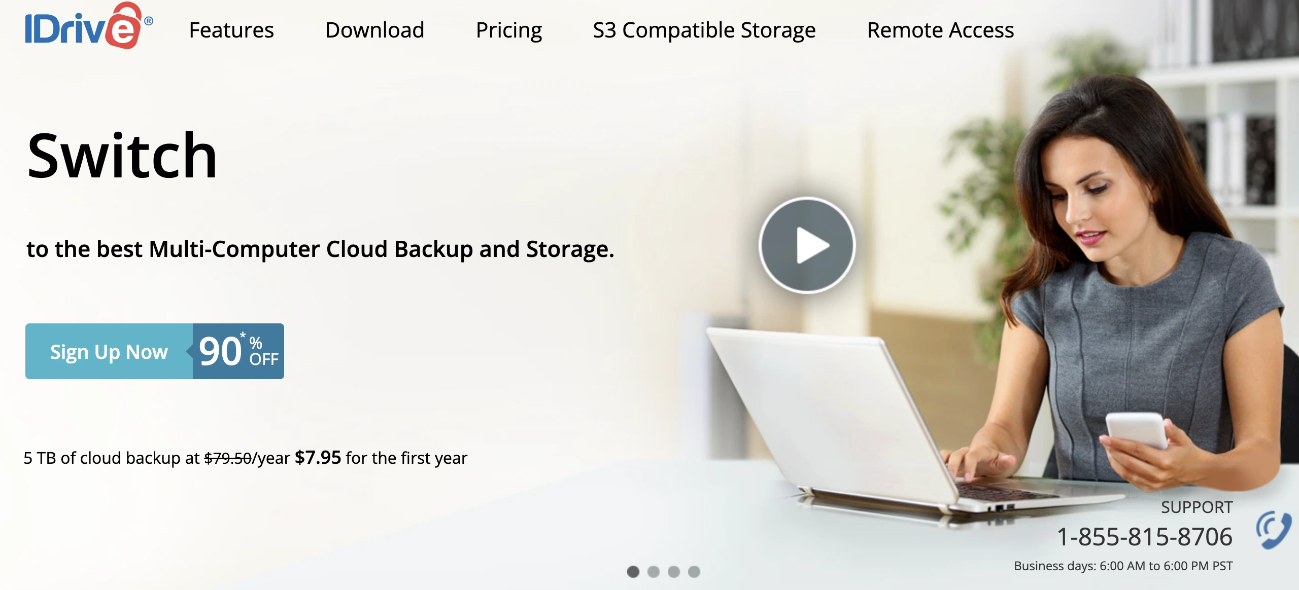 iDrive cloud storage