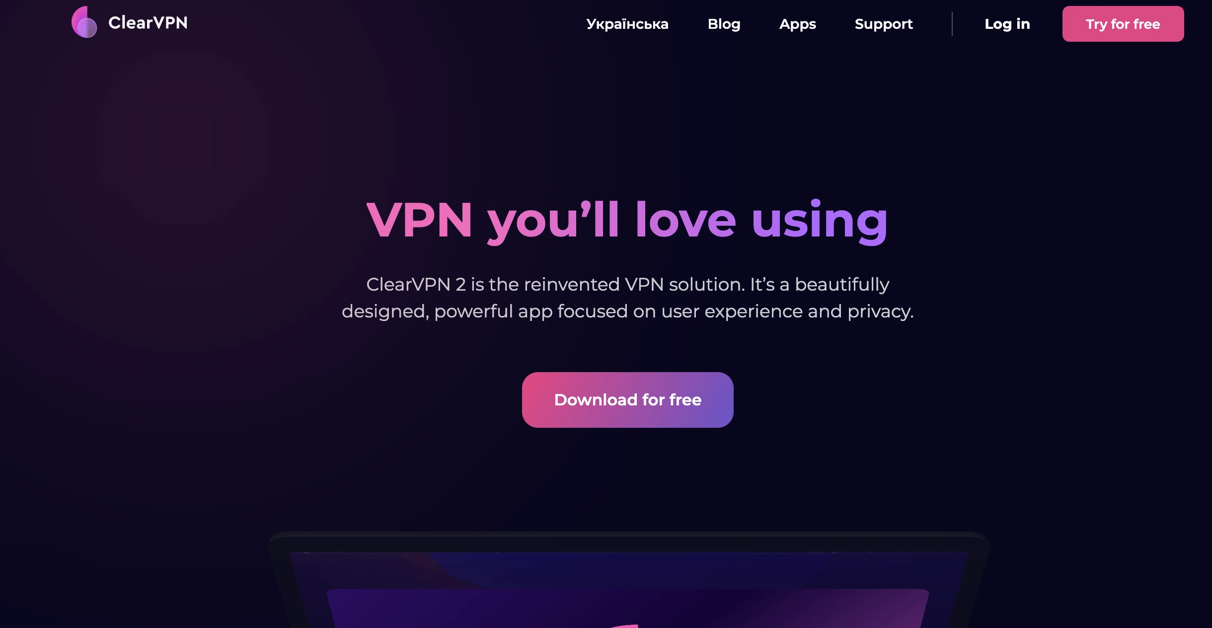 clearvpn2 website