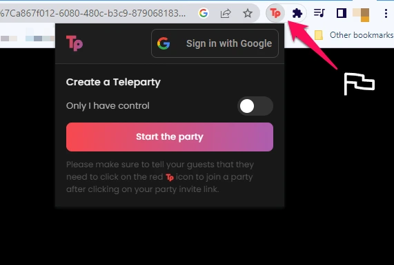start the party teleparty