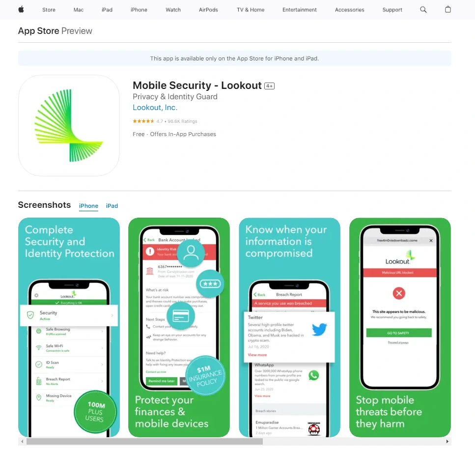 Lookout Mobile Security