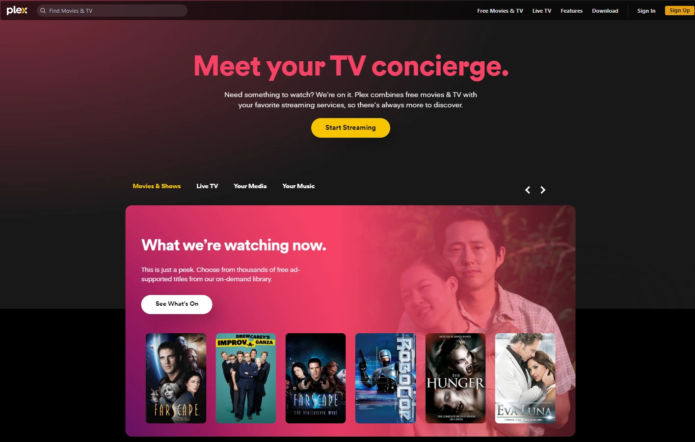 Popcorn movie streaming discount site