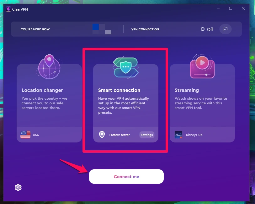 clearvpn smart connection