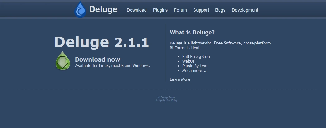 deluge torrent client