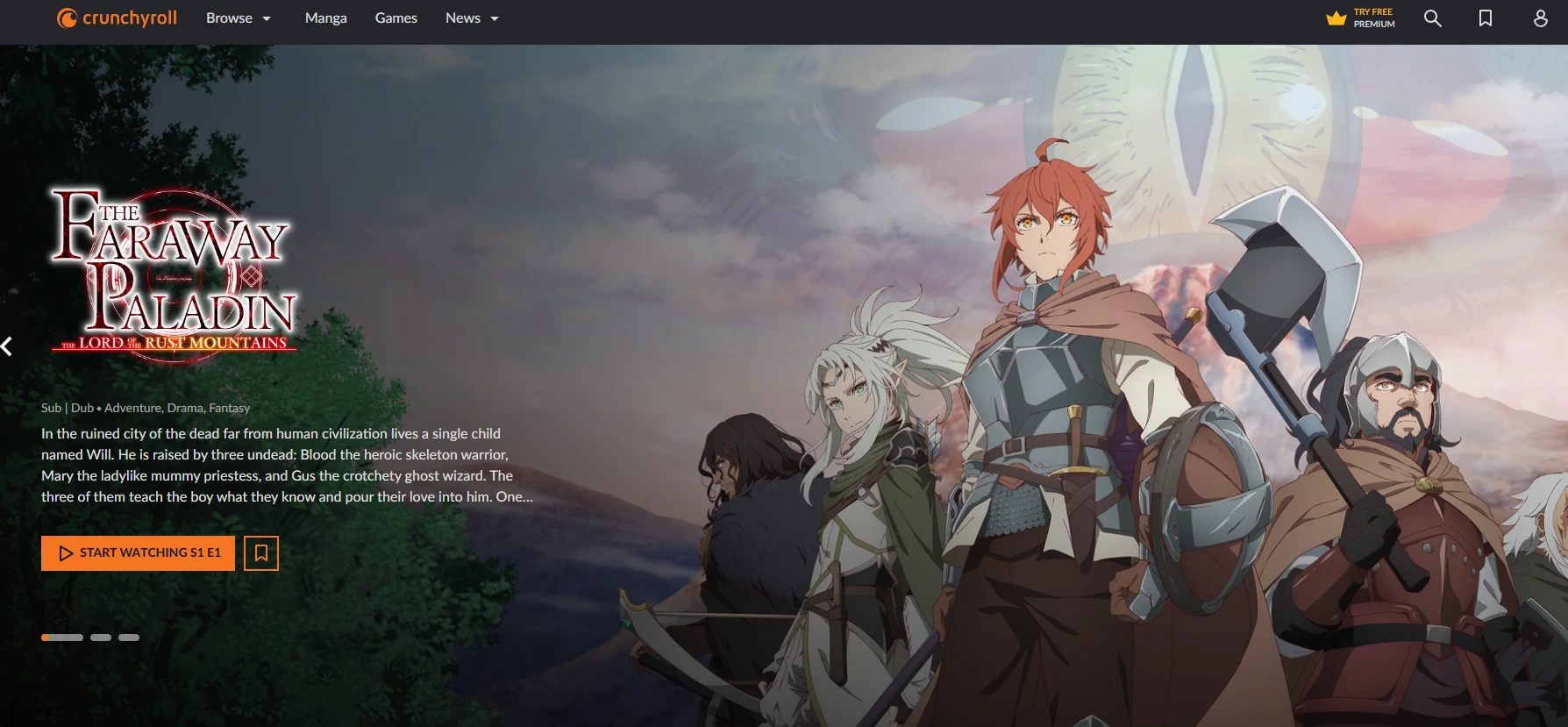 Crunchyroll is following in Netflix's gaming footsteps