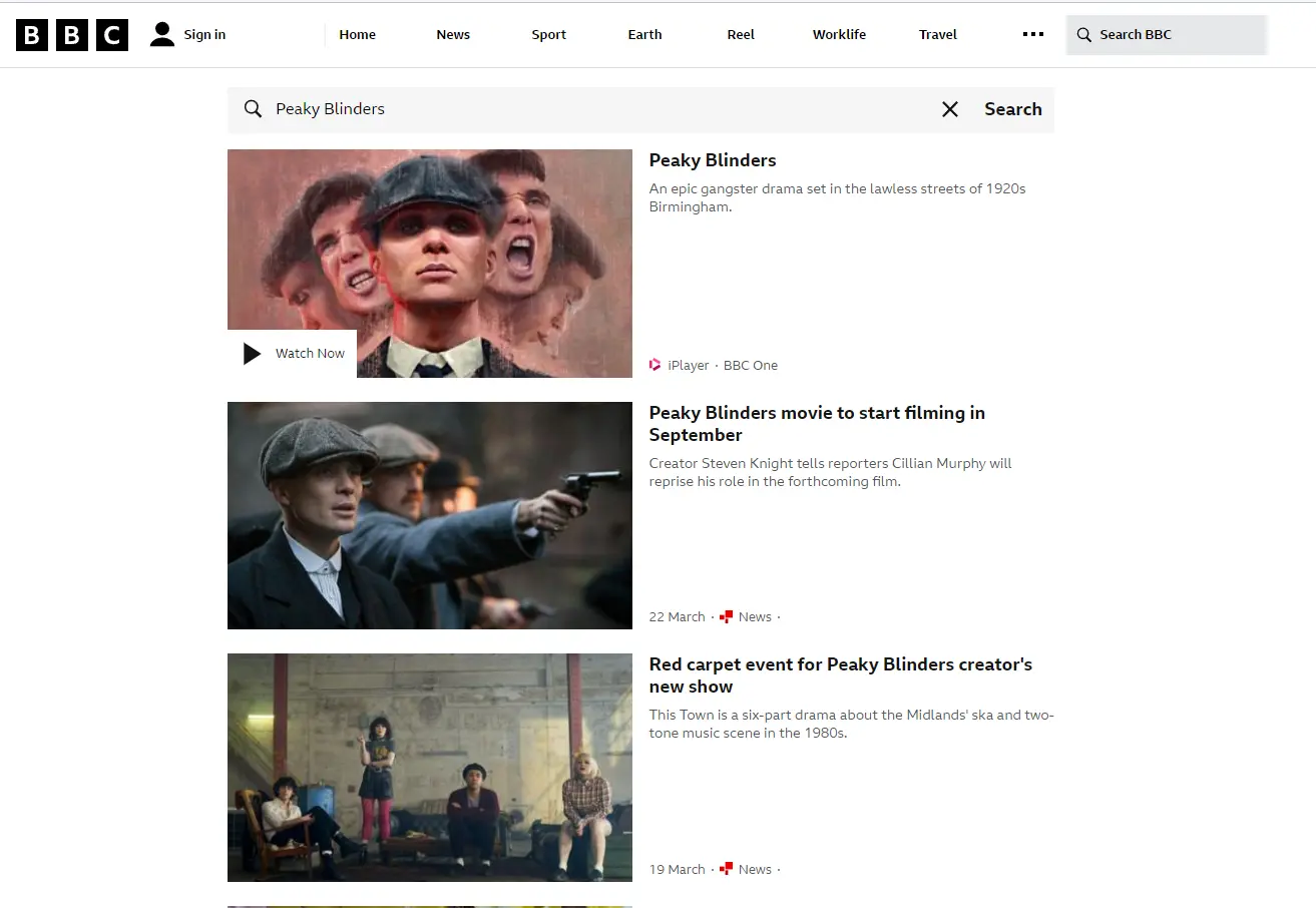 watch peaky blinders on bbc 