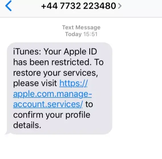 apple id scam