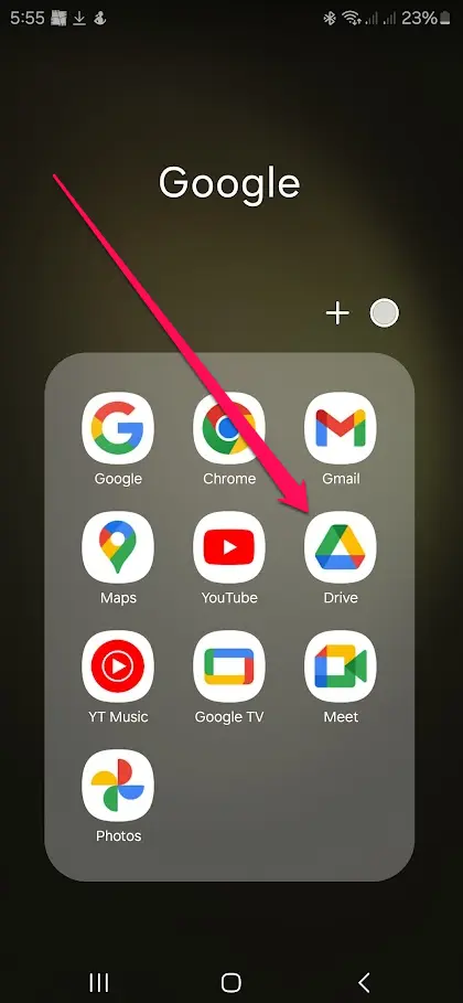 google drive app on android