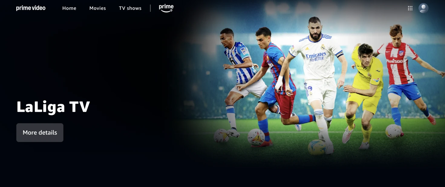 watch la liga on prime