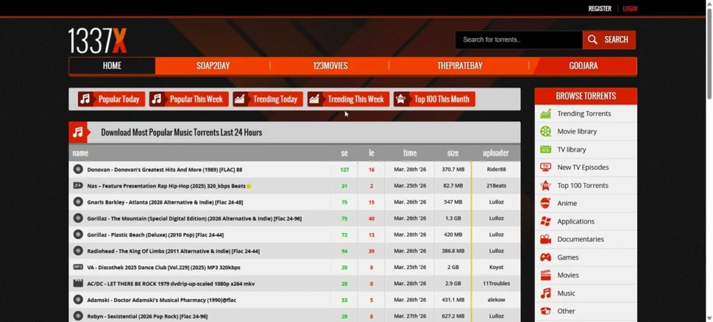 1337x_Music_Torrents