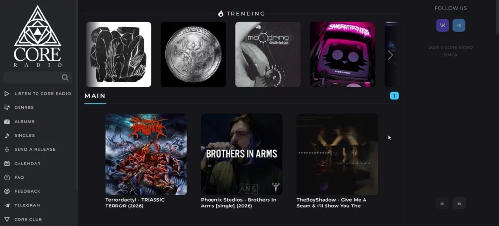 Core_Radio_Music_Website