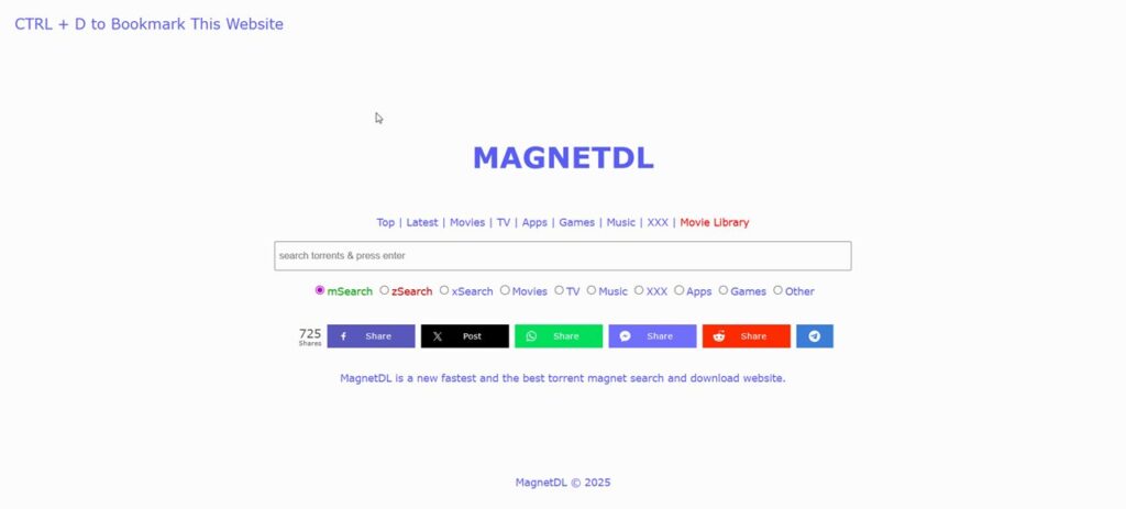 MagnetDL site