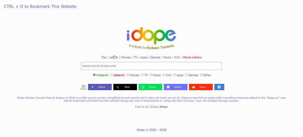 iDope site