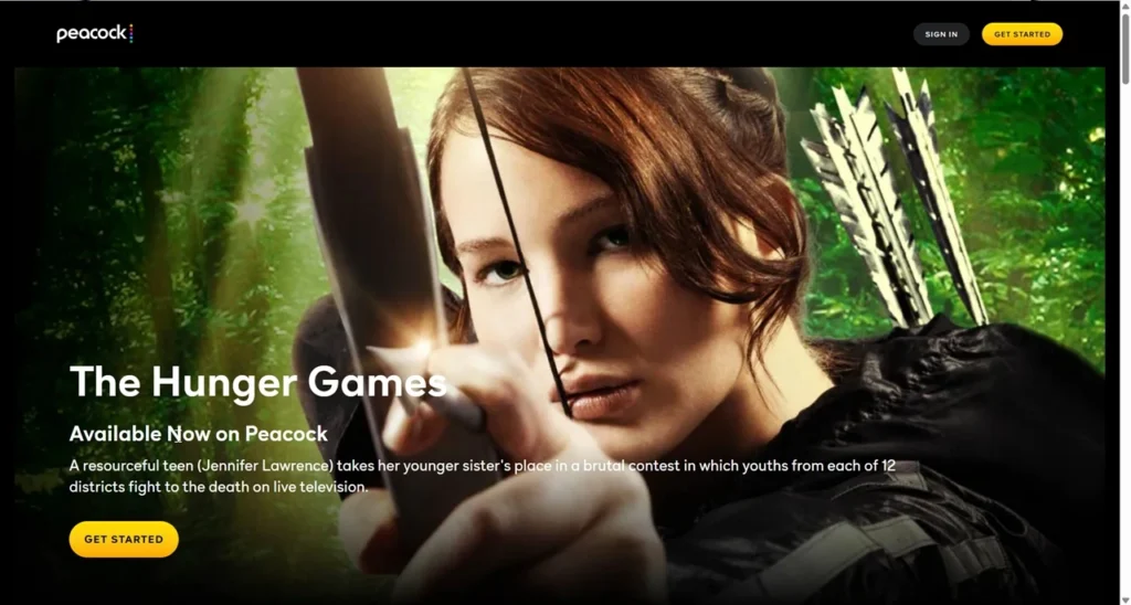 the Hunger Games on Peacock