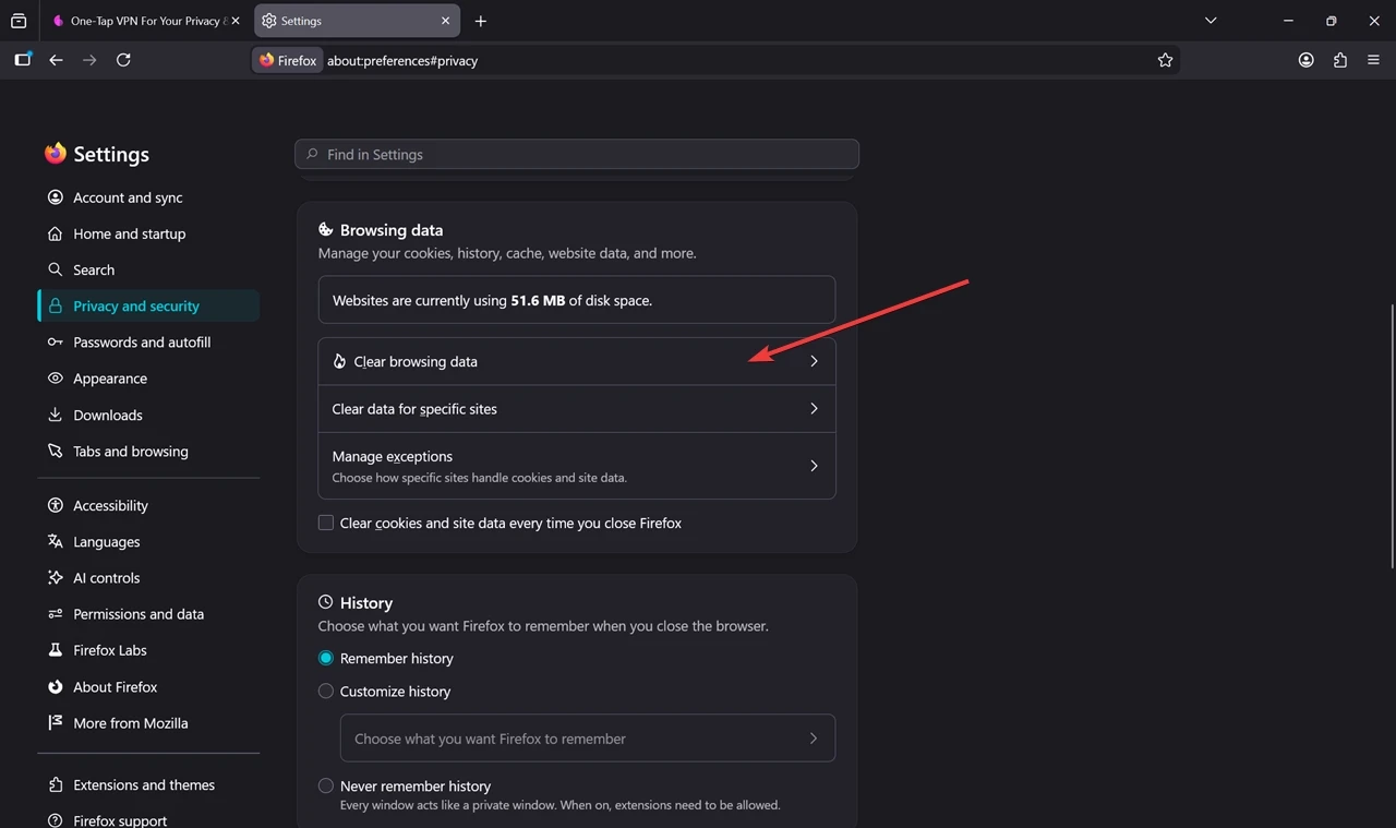 firefox-clear-browsing-data